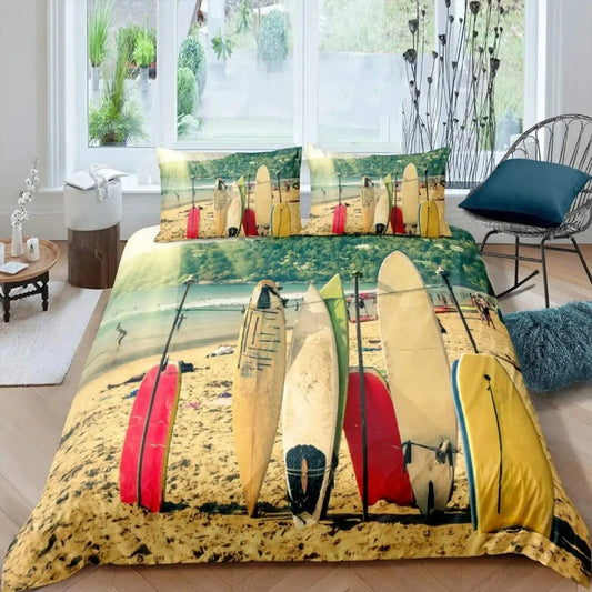 Housse de Couette Surf - Surf & Liberté | Douce-Couette.com