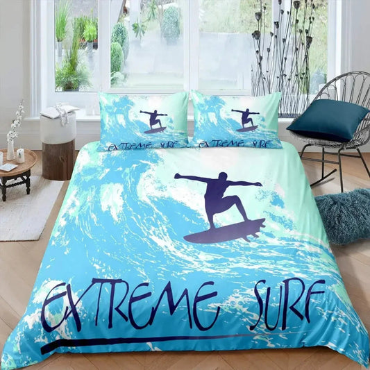 Housse de Couette Surf - Océan Infini | Douce-Couette.com