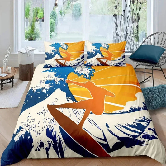 Housse de Couette Surf - Esprit Surfeur | Douce-Couette.com