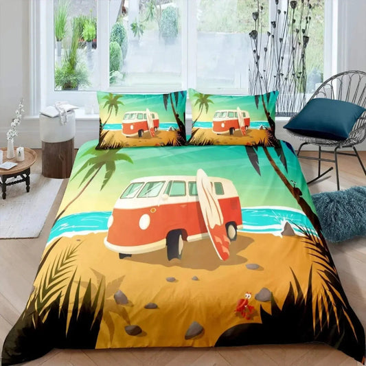 Housse de Couette Surf - Surf & Sable | Douce-Couette.com