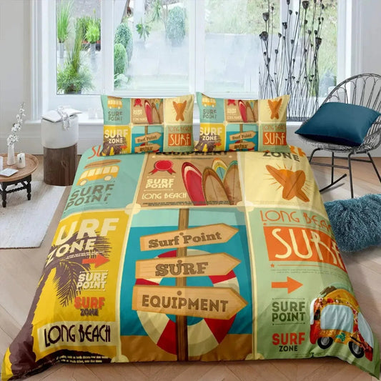Housse de Couette Surf - Surfer's Soul | Douce-Couette.com