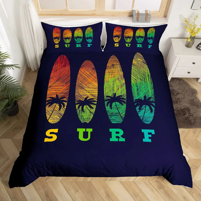 Housse de Couette Planche de Surf | Douce-Couette.com