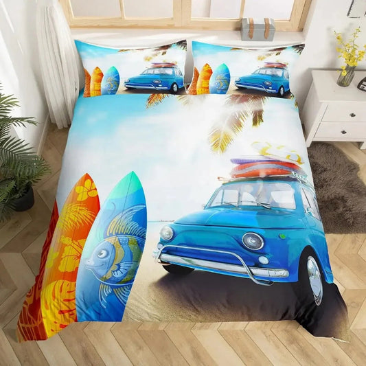 Housse de Couette Surf - Surf & Évasion | Douce-Couette.com