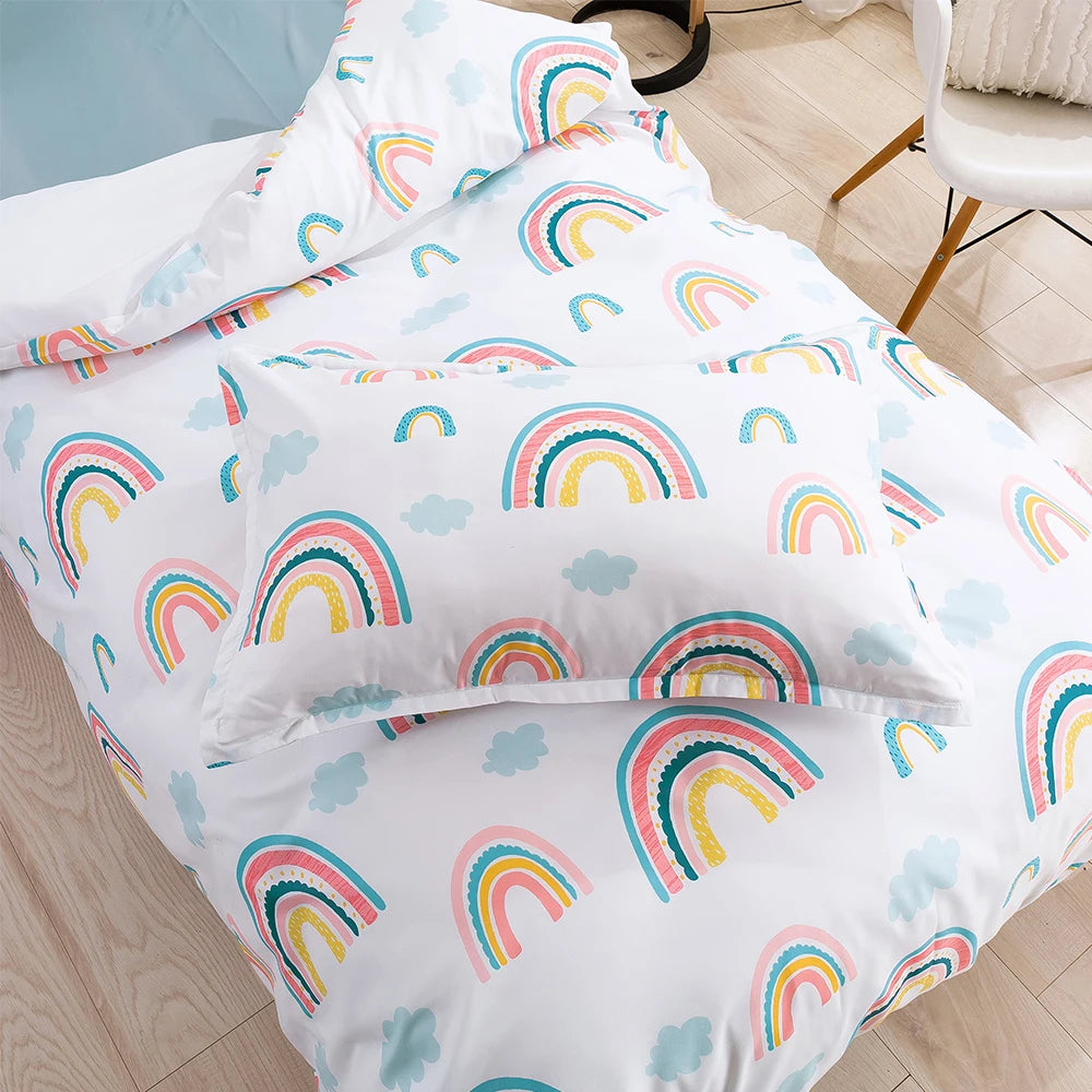 Housse de Couette Arc en Ciel - Enfant | Douce-Couette.com