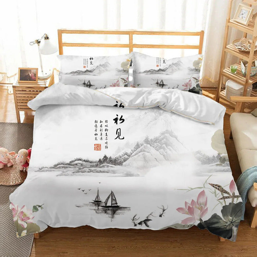 Housse de Couette dessin Japonais | Douce-Couette.com